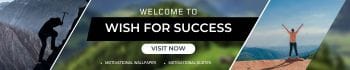 Welcome to wish for success logo