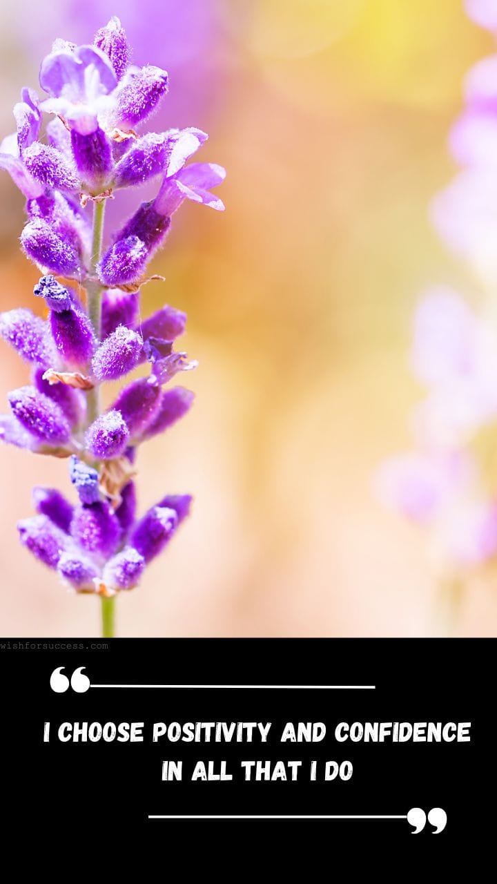 Best Positive Thinking Thursday Motivational Quotes Images Free Download | Motivational Wallpaper Close-up of a vibrant purple lavender flower against a blurred pastel background.